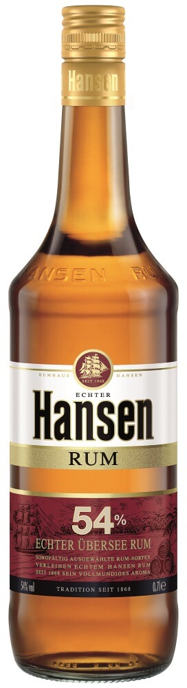 Hansen Rum 54% vol., 0,7l