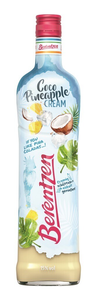 Berentzen Coco Pineapple Cream 15% vol., 0,7l