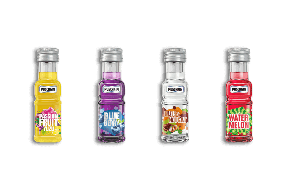 Puschkin Minis Sorten nebeneinander