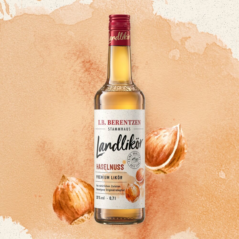 Landlikör Haselnuss Produktbild Landlikör Haselnuss