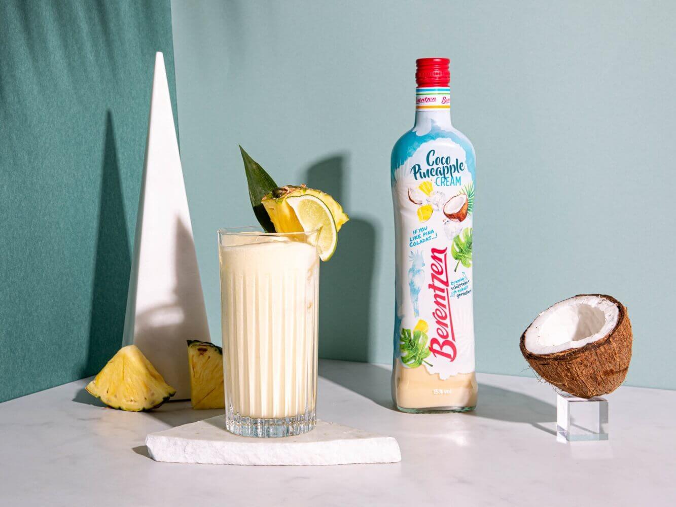 Cocktail aus Berentzen Coco Pineapple Cream