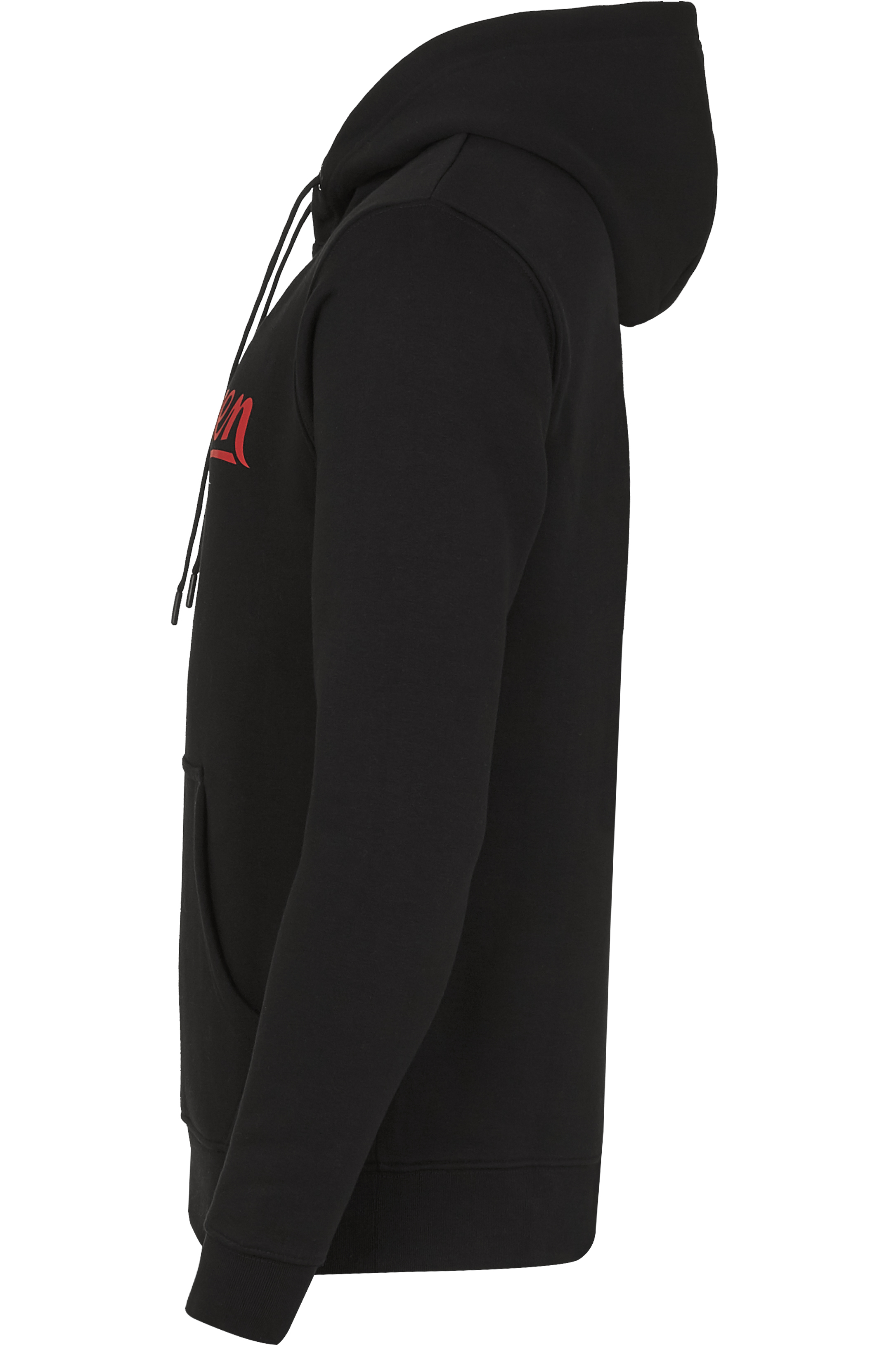 Schwarzer Berentzen Hoodie mit rotem Berentzen Logo