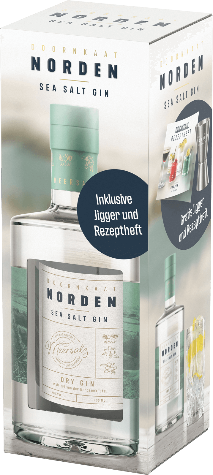 Norden Sea Salt Gin Geschenkpackung 0,7l