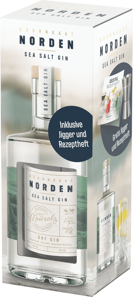 Geschenkverpackung vom Norden Sea Salt Gin