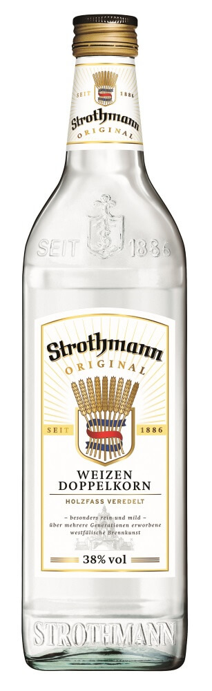 Strothmann Weizen Doppelkorn 38% vol., 0,7l