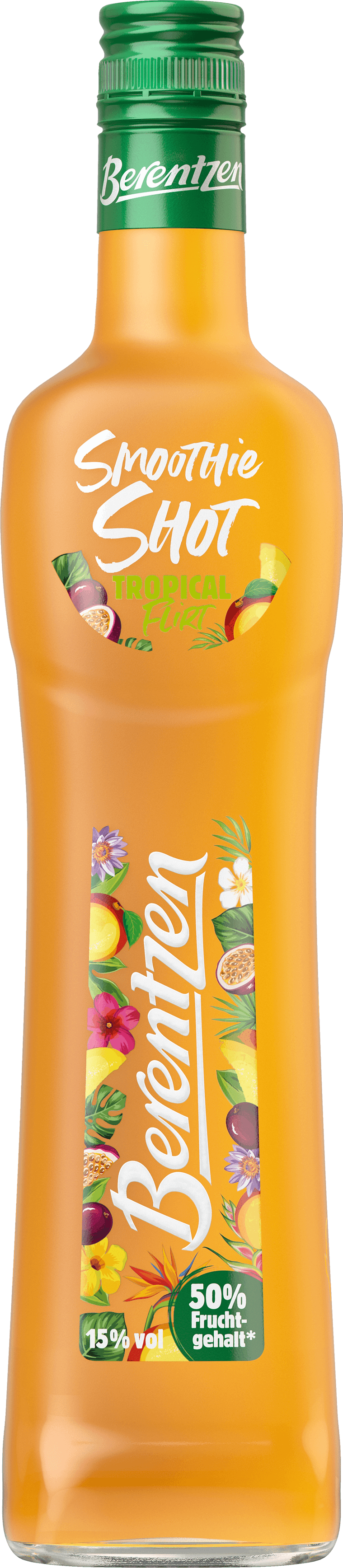 Flasche Berentzen Smoothie Shot Tropical Flirt