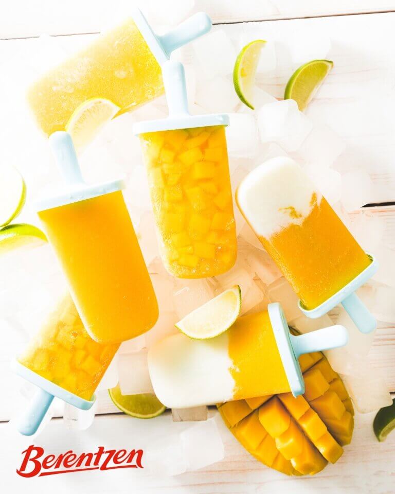 Berentzen Mango-Vanille-Eis Rezept Vorschaubild Berentzen Mango-Vanille-Eis Rezept