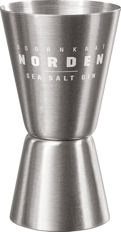 Norden Sea Salt Jigger Grauer Jigger mit eingraviertem Norden Sea Salt Logo