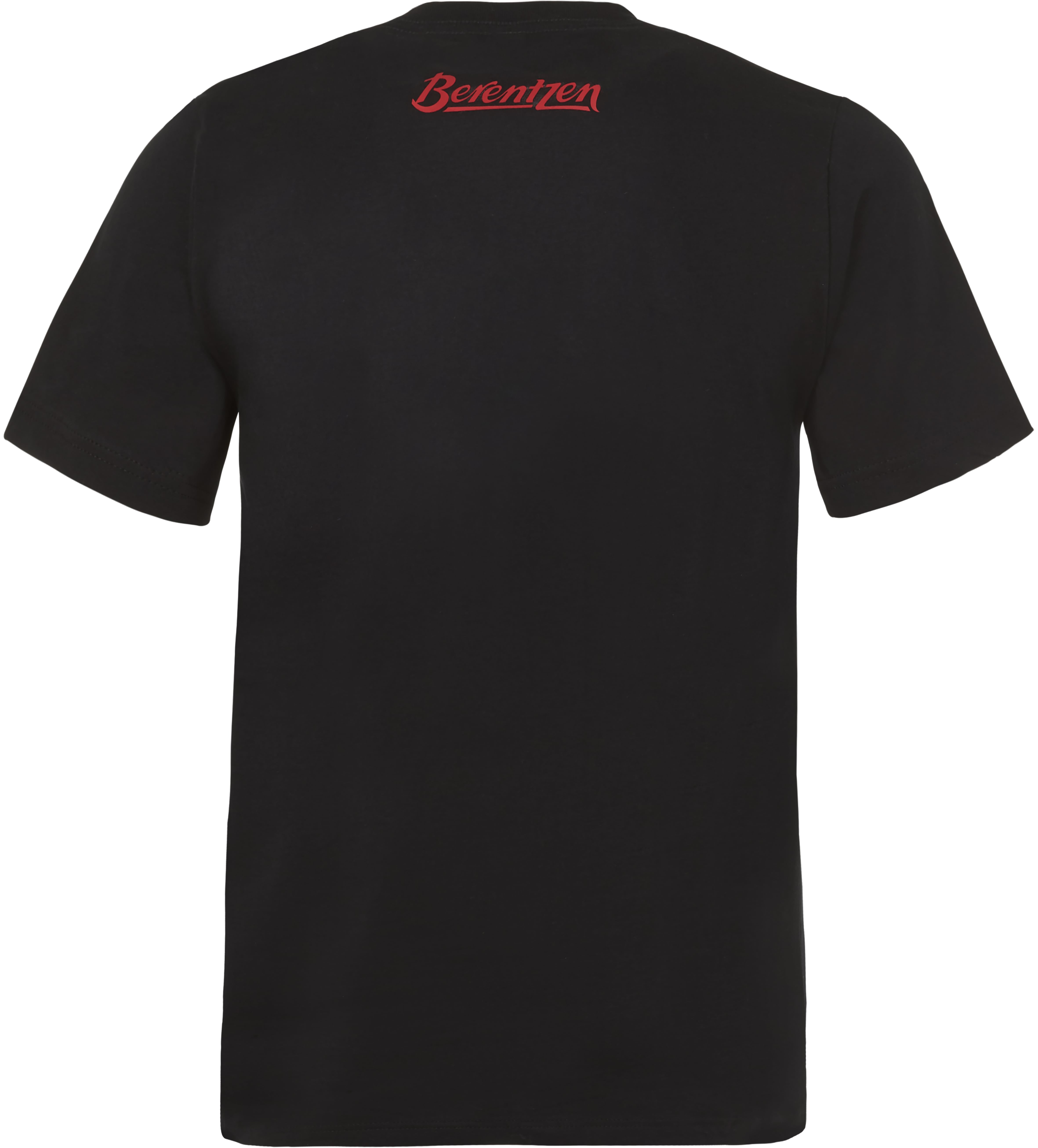 Schwarzes Individualisierbares Berentzen T-Shirt mir rotem Berentzen Logo