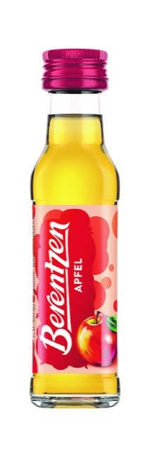 Berentzen Mini Apfel Glas Einzelflasche Berentzen Minis Apfel Glas