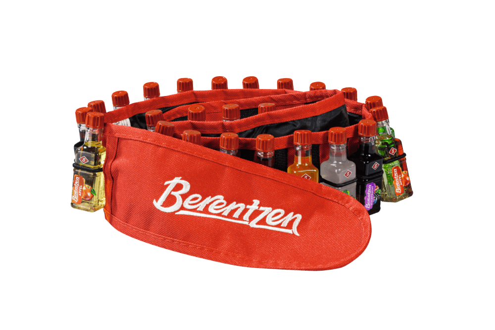 Berentzen Gürtel bestückt mit Berentzen Minis