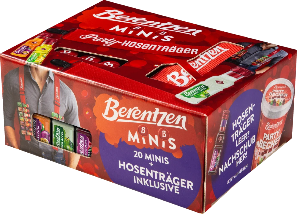 Berentzen Minis Hosenträger 24x0,02l PET