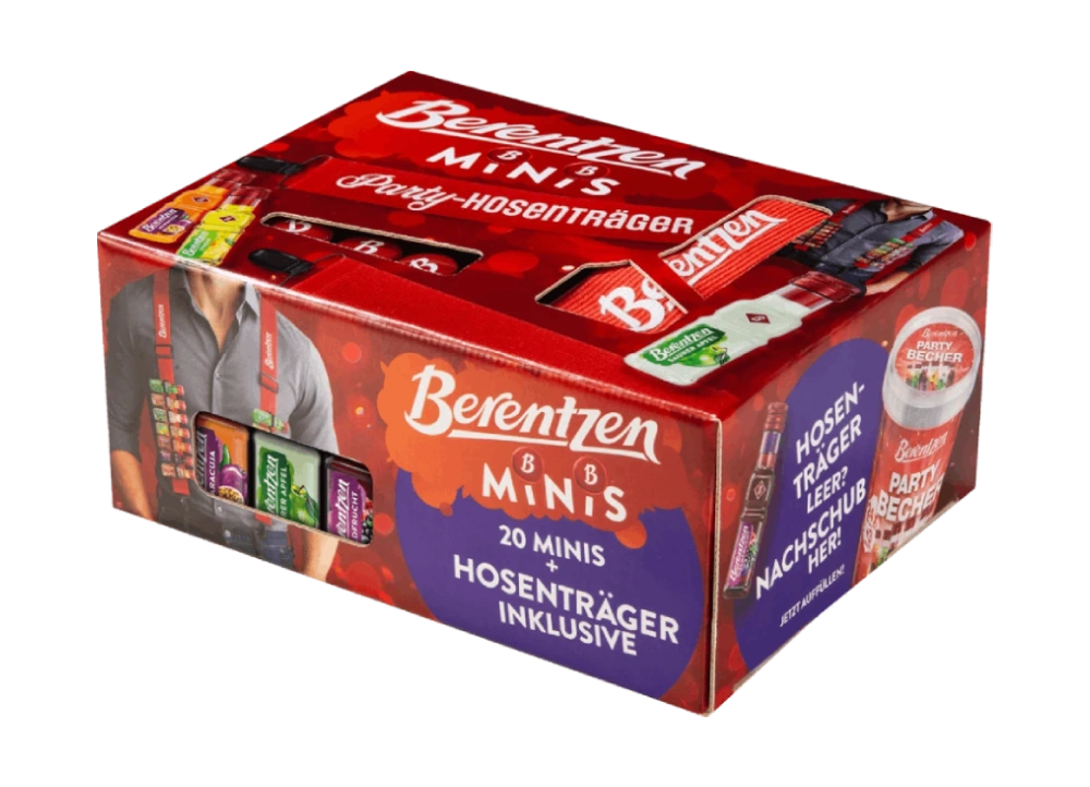 Berentzen Minis Hosenträger 20x0,02l PET