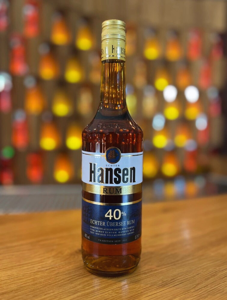 Hansen Rum Blau 40 Flasche Hansen Rum Blauvor Bar