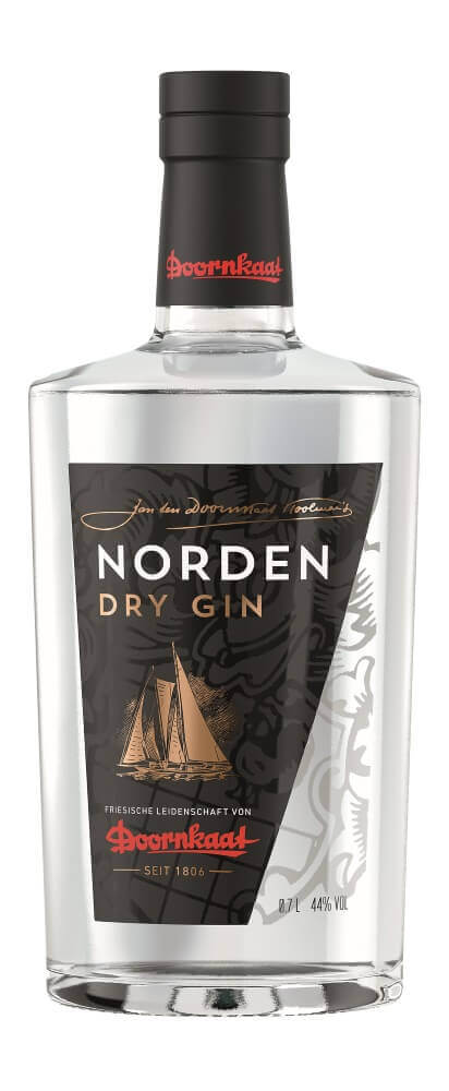 Norden Dry Gin Doornkaat 44% vol., 0,7l